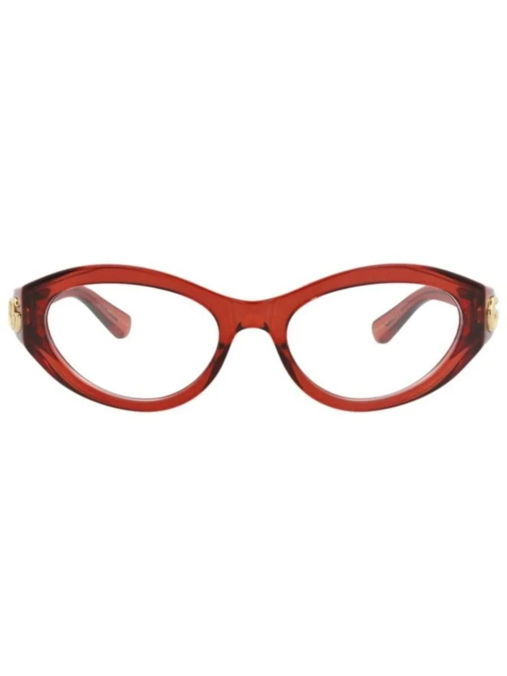 New Gucci Womens Cat Eye Burgundy Burgundy Transparent Fashion Designer Eyeglass
